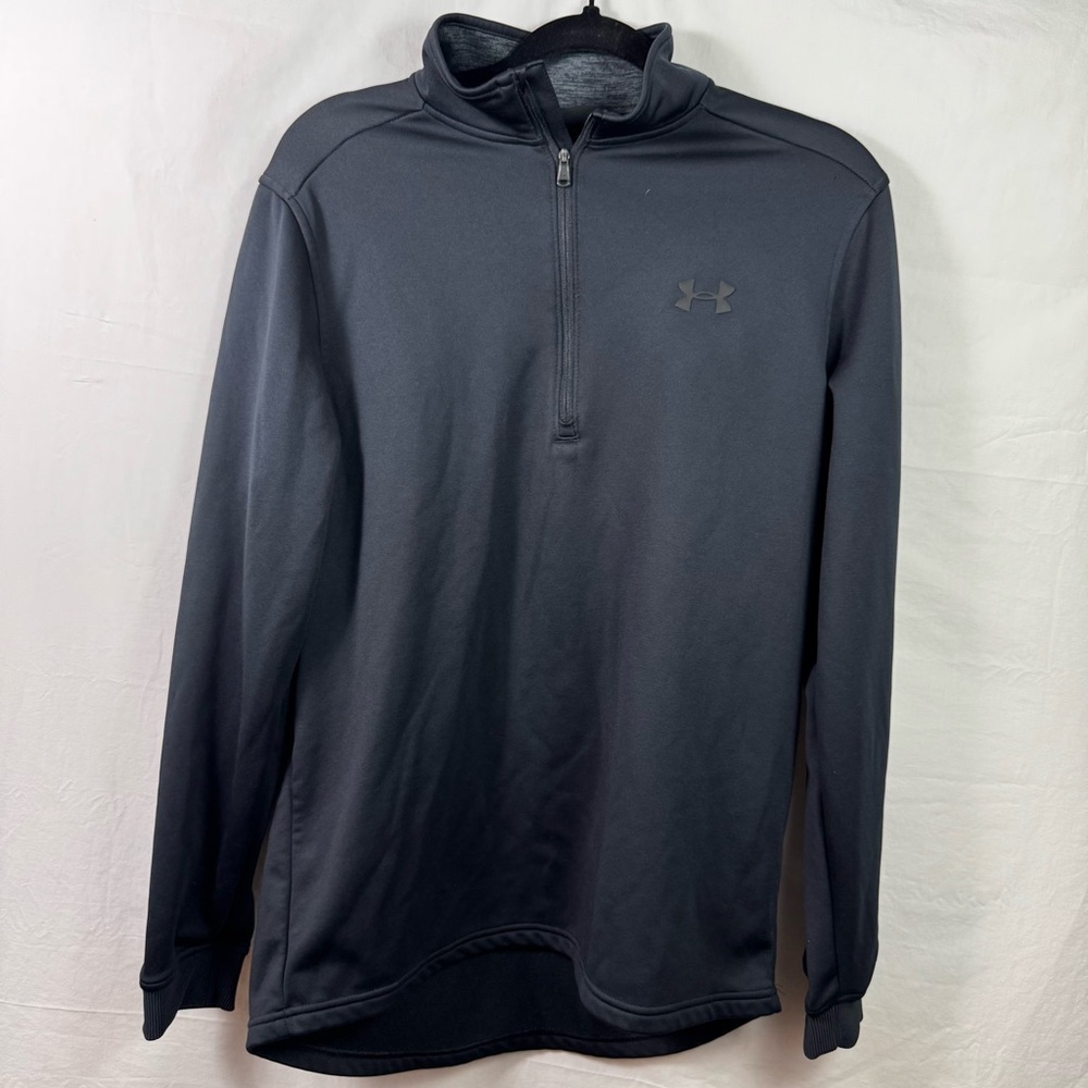 Under Armour Black Performance Quarter-Zip Jacket Mens Size M